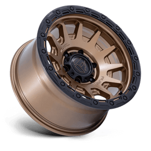 Fuel Offroad FC884 FORTRESS Matte Bronze W Gloss Black Lip 17x8.5 +25 6x135mm 87.1mm - Wheelwiz
