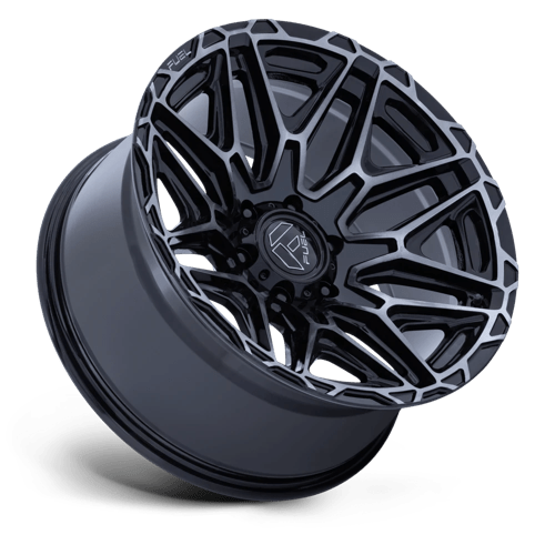 Fuel Offroad FC885 INJECTOR Gloss Black Machined-fc W/ Ddt 20x10 -18 8x180mm 124.2mm - Wheelwiz