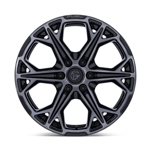 Fuel Offroad FC886 HAMMERHEAD Gloss Black Dark Tinted Clear 22x10 -18 6x135mm 87.1mm