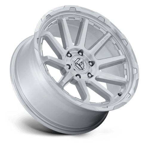 Fuel Offroad FC887 CIRCUIT Gloss Silver W/ Machined Face 17x9 +1 6x139.7mm 106.1mm - Wheelwiz
