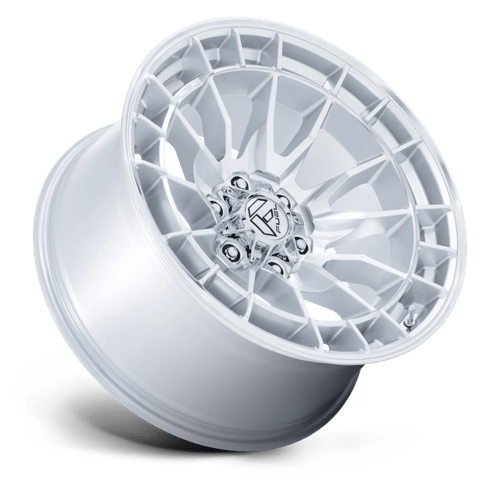 Fuel Offroad FC888 REVOLT Hyper Silver W/ Machined Face 17x9 -12 6x135mm 87.1mm - Wheelwiz