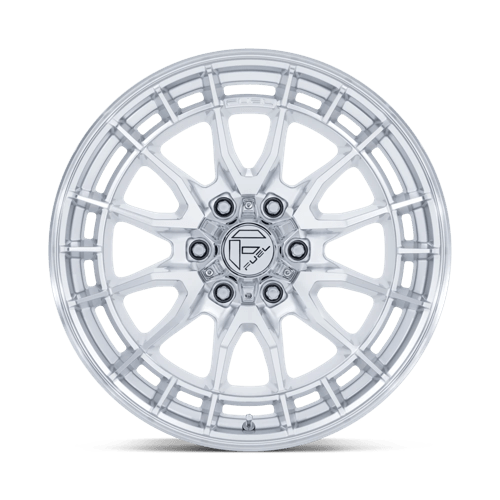 Fuel Offroad FC888 REVOLT Hyper Silver W/ Machined Face 17x9 -12 6x135mm 87.1mm