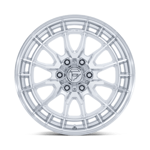 Fuel Offroad FC888 REVOLT Hyper Silver W/ Machined Face 17x9 +1 6x139.7mm 106.1mm - Wheelwiz