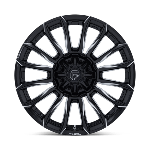 Fuel Offroad FC889 BLADE Gloss Black Milled 22x9 +1 6x114.3mm 66.1mm - Wheelwiz