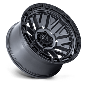 Fuel Offroad FC890 RAIL Gloss Gunmetal W/ G-blk Lip 17x9 +1 6x135mm 87.1mm