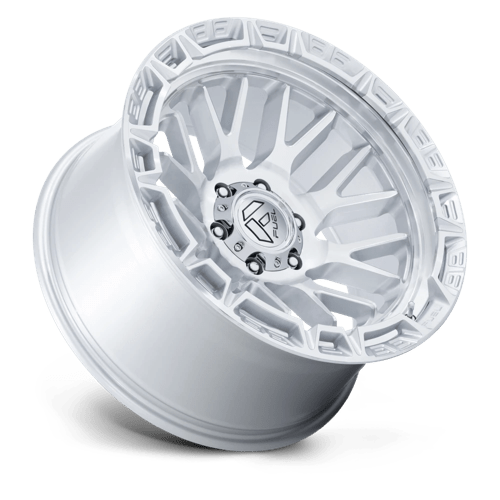 Fuel Offroad FC890 RAIL Gloss Silver W/ Machined Face 20x9 +1 5x127mm 71.5mm