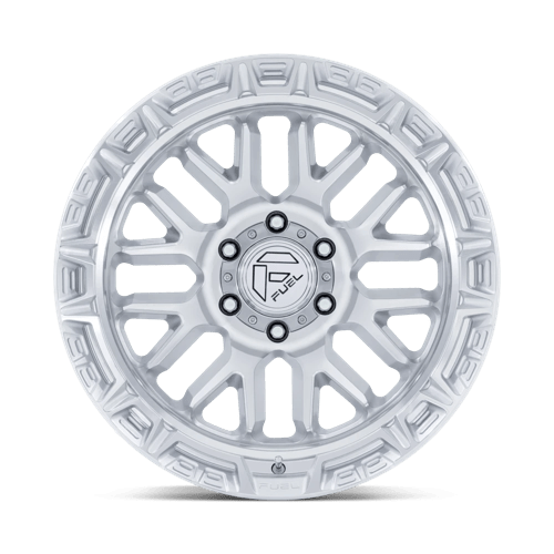 Fuel Offroad FC890 RAIL Gloss Silver W/ Machined Face 20x9 +1 5x127mm 71.5mm