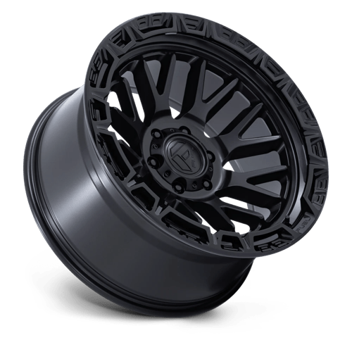 Fuel Offroad FC890 RAIL Matte Black W/ Gloss Black Lip 17x9 -12 6x139.7mm 106.1mm - Wheelwiz