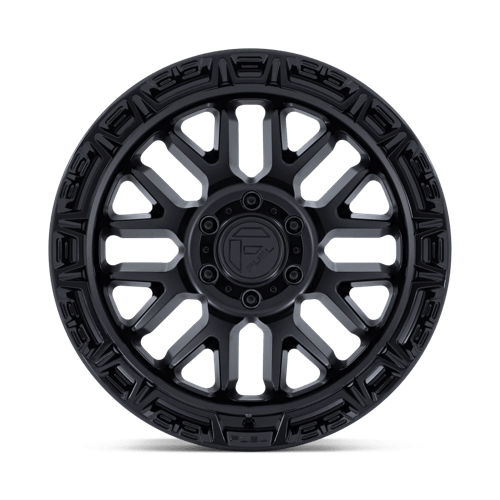 Fuel Offroad FC890 RAIL Matte Black W/ Gloss Black Lip 17x9 +1 6x139.7mm 106.1mm - Wheelwiz