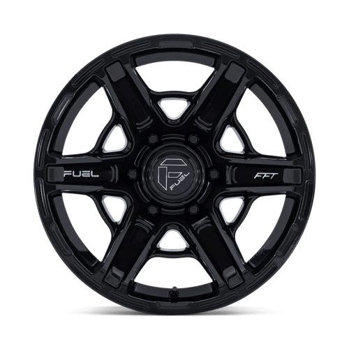 Fuel Offroad FC892 GAMBIT Gloss Black 17x9 +1 6x139.7mm 106.1mm - Wheelwiz