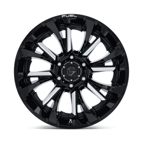 Fuel Offroad FC895 TANTRUM Gloss Black Milled 22x10 -18 8x165.1mm 125.1mm - Wheelwiz