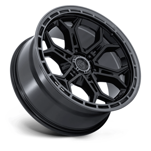 Fuel Offroad FC896 HEATHEN Gloss Black Gloss Gunmetal Lip 20x9 +1 6x135mm 87.1mm