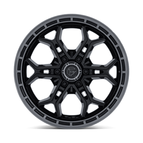 Fuel Offroad FC896 HEATHEN Gloss Black Gloss Gunmetal Lip 20x9 +20 6x139.7mm 106.1mm