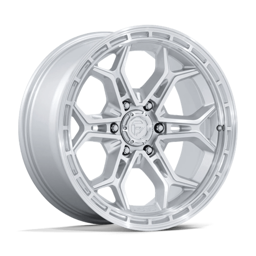 Fuel Offroad FC896 HEATHEN Gloss Silver W/ Machined Face 20x9 +1 6x139.7mm 106.1mm