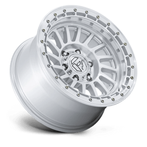 Fuel Offroad FC897 HAVOC Gloss Silver W/ Machined Face 17x9 -12 6x139.7mm 106.1mm - Wheelwiz