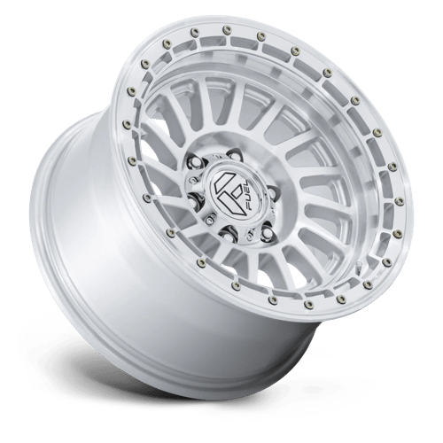 Fuel Offroad FC897 HAVOC Gloss Silver W/ Machined Face 17x9 +1 6x139.7mm 106.1mm