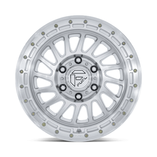 Fuel Offroad FC897 HAVOC Gloss Silver W/ Machined Face 18x9 +12 6x139.7mm 106.1mm