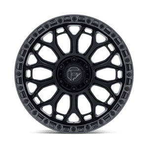 Fuel Offroad FC901 TALON Gloss Black W/ Gunmetal Lip 20x9 +1 6x139.7mm 106.1mm