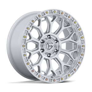 Fuel Offroad FC901 TALON Gloss Silver W/ Machined Face 17x9 +1 6x139.7mm 106.1mm - Wheelwiz