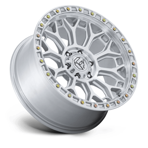 Fuel Offroad FC901 TALON Gloss Silver W/ Machined Face 17x9 +1 6x139.7mm 106.1mm
