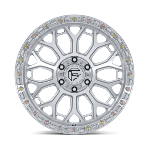 Fuel Offroad FC901 TALON Gloss Silver W/ Machined Face 20x9 +1 6x139.7mm 106.1mm