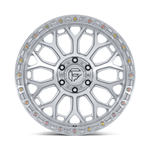 Fuel Offroad FC901 TALON Gloss Silver W/ Machined Face 20x9 +20 5x127mm 71.5mm - Wheelwiz