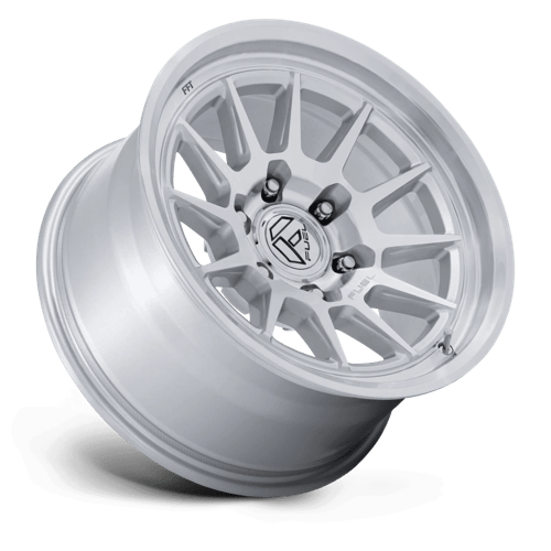 Fuel Offroad FC902 SPUR Gloss Silver W/ Machined Face 17x9 -12 6x135mm 87.1mm - Wheelwiz