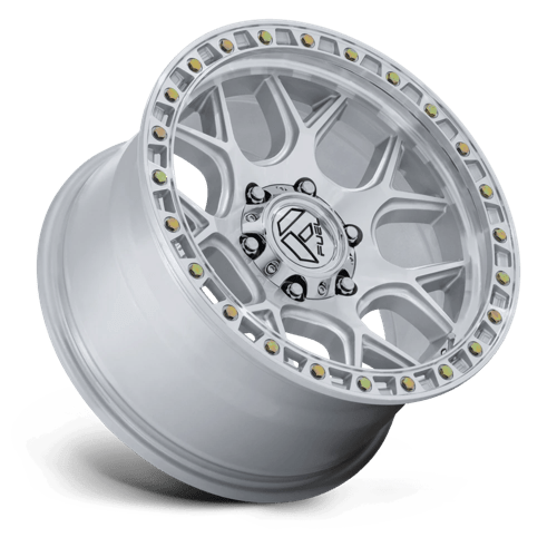 Fuel Offroad FC908 PUMA Gloss Silver W/ Machined Face 17x9 +1 6x139.7mm 106.1mm
