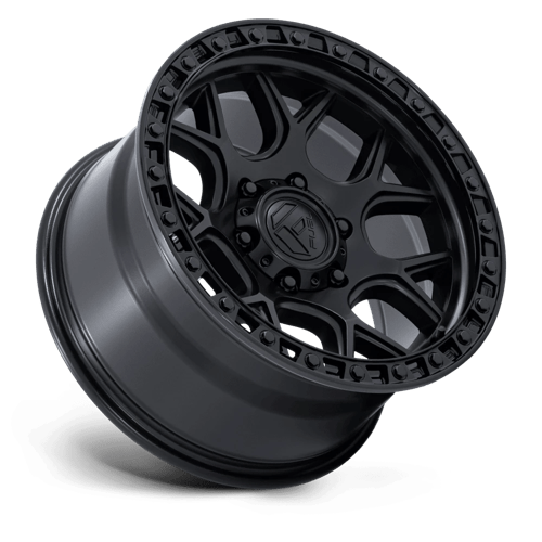 Fuel Offroad FC908 PUMA Matte Black W/ Gloss Black Lip 17x9 -12 5x127mm 71.5mm