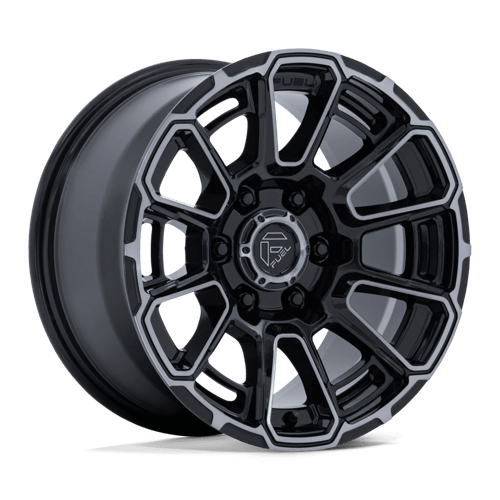 Fuel Offroad FC910 FOXHOUND Gloss Black Dark Tinted Clear 17x9 +1 6x139.7mm 106.1mm - Wheelwiz