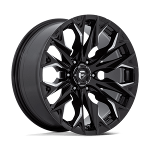 Fuel Offroad D803 FLAME Gloss Black Milled 20x9 +1 6x135mm 87.1mm - Wheelwiz