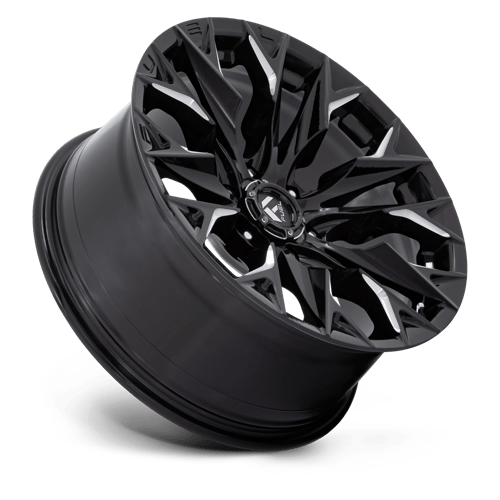 Fuel Offroad D803 FLAME Gloss Black Milled 20x9 +1 6x135mm 87.1mm - Wheelwiz