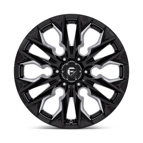 Fuel Offroad D803 FLAME Gloss Black Milled 20x9 +1 6x139.7mm 106.1mm - Wheelwiz