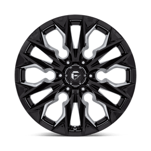 Fuel Offroad D803 FLAME Gloss Black Milled 20x9 +1 6x139.7mm 106.1mm - Wheelwiz