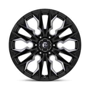 Fuel Offroad D803 FLAME Gloss Black Milled 20x9 +1 6x135mm 87.1mm - Wheelwiz