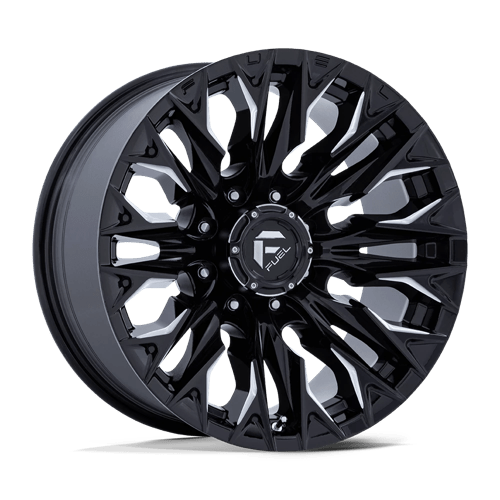 Fuel Offroad D803 FLAME Gloss Black Milled 20x9 +1 8x170mm 125.1mm - Wheelwiz
