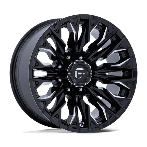 Fuel Offroad D803 FLAME Gloss Black Milled 20x9 +20 8x170mm 125.1mm - Wheelwiz