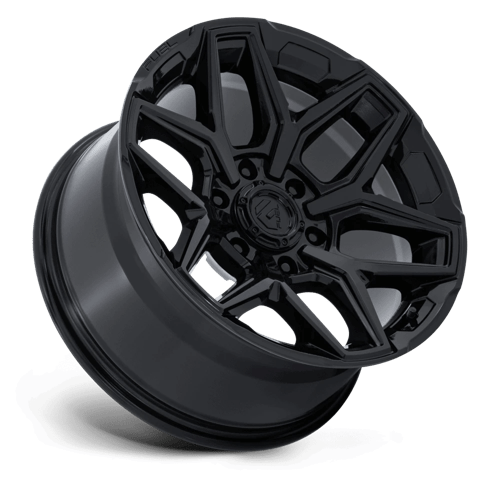 Fuel Offroad FLUX Gloss Black 17x9 -12 6x135mm 87.1mm - Wheelwiz