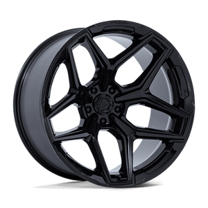 Fuel Offroad FLUX Gloss Black 17x9 +1 5x127mm 71.5mm - Wheelwiz