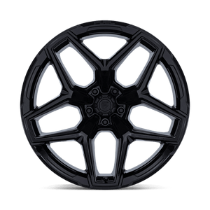 Fuel Offroad FLUX Gloss Black 17x9 +1 5x127mm 71.5mm - Wheelwiz