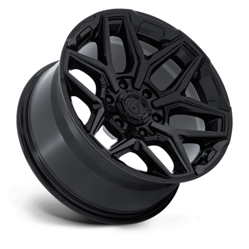Fuel Offroad FLUX Gloss Black 18x9 +30 6x139.7mm 106.1mm - Wheelwiz