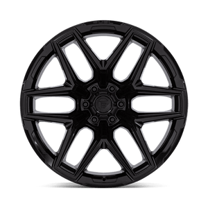 Fuel Offroad FLUX Gloss Black 22x10 -18 6x139.7mm 106.1mm - Wheelwiz