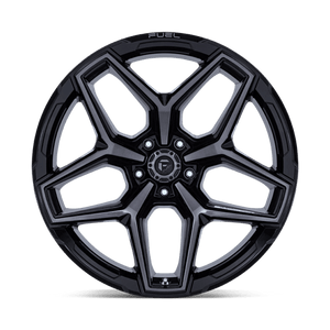 Fuel Offroad FLUX Gloss Black Brush Fc Gray Dddt 17x9 -12 5x127mm 71.5mm