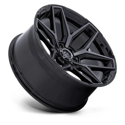 Fuel Offroad FLUX Gloss Black Brush Fc Gray Dddt 18x9 +20 6x120mm 66.9mm - Wheelwiz