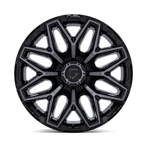 Fuel Offroad FLUX Gloss Black Brush Fc Gray Dddt 20x10 -18 8x180mm 124.2mm