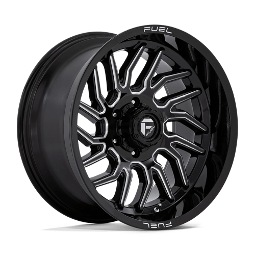 Fuel Offroad D807 HURRICANE Gloss Black Milled 20x10 -18 6x139.7mm 106.1mm - Wheelwiz