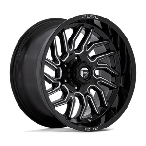 Fuel Offroad D807 HURRICANE Gloss Black Milled 20x10 -18 6x139.7mm 106.1mm - Wheelwiz