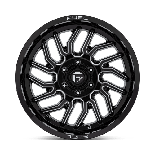 Fuel Offroad D807 HURRICANE Gloss Black Milled 20x10 -18 6x139.7mm 106.1mm - Wheelwiz