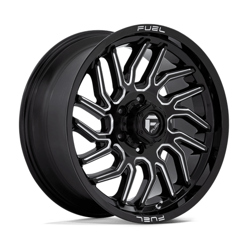 Fuel Offroad D807 HURRICANE Gloss Black Milled 20x9 +20 6x139.7mm 106.1mm - Wheelwiz