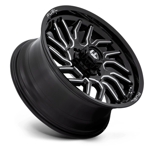 Fuel Offroad D807 HURRICANE Gloss Black Milled 20x9 +20 6x139.7mm 106.1mm - Wheelwiz